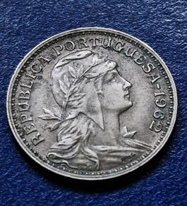 1962 Portugal 50 Centavos coin