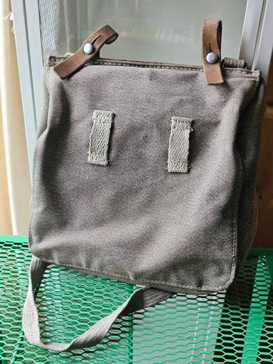 Vintage 1950s Swiss Army Military Bread Bag Shoulder bag Collectable Militaria