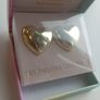 18K Recycled Gold-Plated Women's Forever Cupid Heart Shaped Stud Earrings by Celeste Starre Image 6