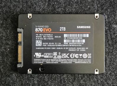 Samsung 870 Evo Ssd 2tb