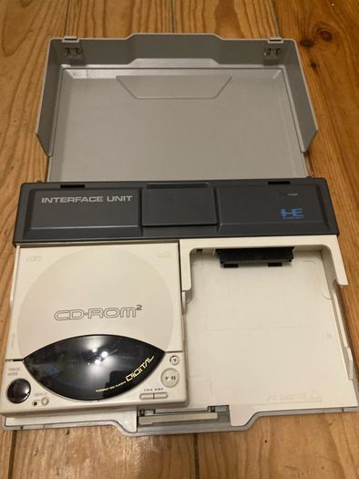 pc engine cd rom 2 briefcase interface unit