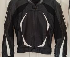 RST leather motorcycle jacket