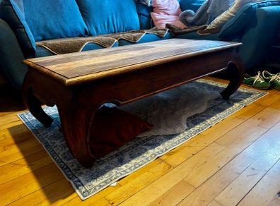 antique wooden coffee table