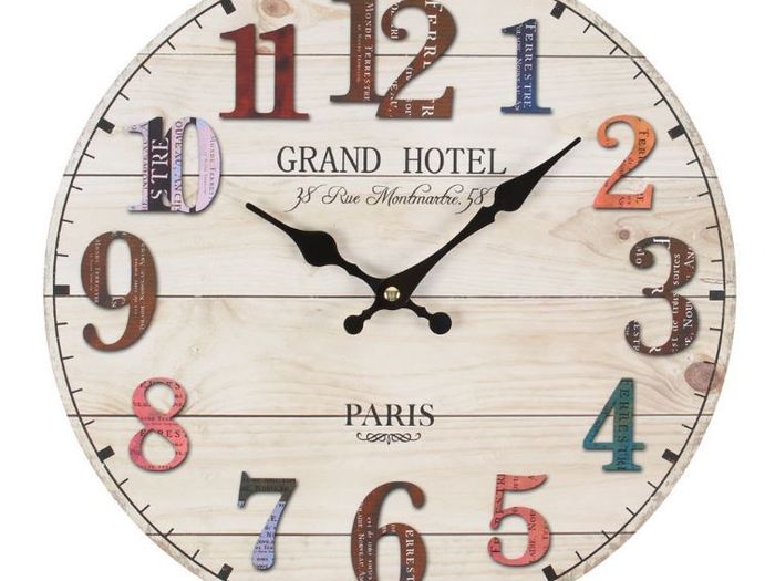 Retro Vintage-inspired Grand Hotel Clock