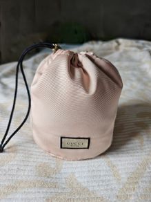Gucci Beauty Cosmetic Bag Drawstring Pouch