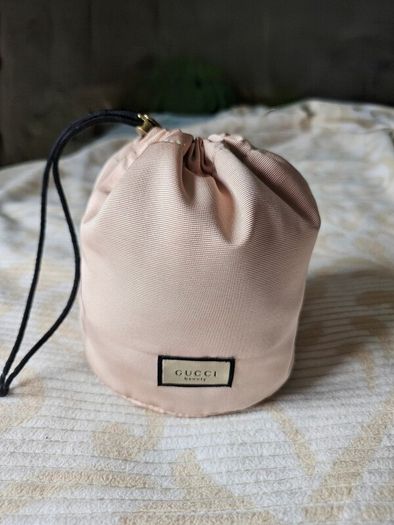 Gucci Beauty Cosmetic Bag Drawstring Pouch