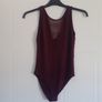 Maroon Bodysuit (Stradivarius XS) Image 2