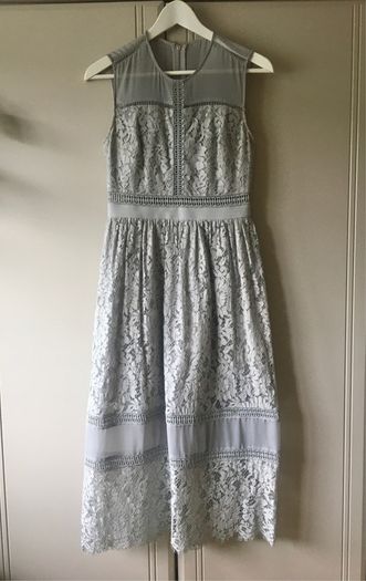 Whistles lace dress, uk8