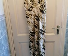 Green and white tie dye dress size 12
