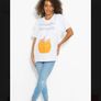 halloween t shirt pumpkin maternity top size m Image 2