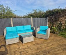 Garden Rattan Sofa Set, Exclusive Outdoor Furnitur