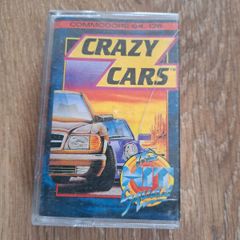 Crazy Cars (1988) Commodore 64 Vintage Cassette Tape