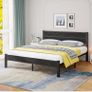 King Size Bed Frame with Wooden Headboard Image 2