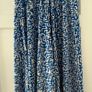 Wide Leg Blue Abstract Design Trousers Image 2
