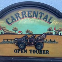 1970s vintage sign 60 cm wide