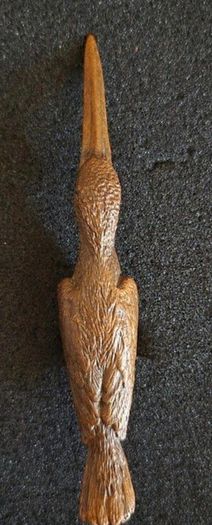 Bronze model of a kingfisher.