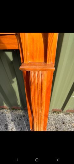 Wooden fire surround