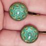 Vintage mandala earrings. Image 3