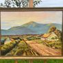 Oil painting rural landscape scene Donegal Image 4