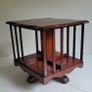 Vintage Irish Mahogany Table-Top Revolving Bookcase by The Kilkenny Woodworkers Image 2