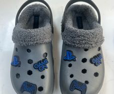Boys PS lined Crocs