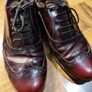 Clarks Burgundy Leather Brogues Size 40 Image 6