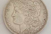 1892 morgan silver dollar