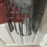 Long Knitted Grey Top with side slits, size 10 Image 6
