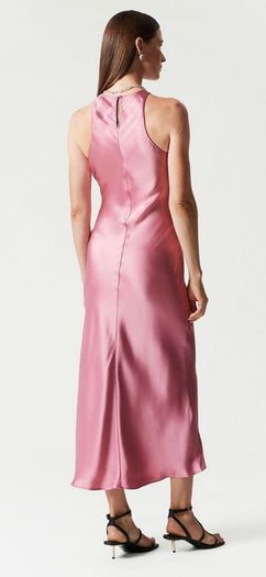 &Other Stories Slim Satin midi dress