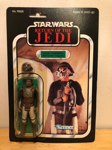 Vintage Star Wars Lando Skiff Guard Carded