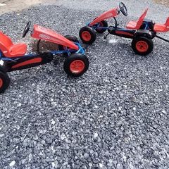 2 x BERG Go-Karts + Passenger Seats & Trailer