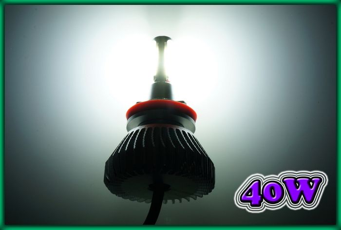Led Headlight, Foglight Bulbs 40w 6000k Very Bright - H1, H4, H7, H8, H11, 9005, 9006
