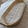 Olli Ella Bayu Baby Changing Basket with Luxe Organic Cotton Liner Image 10