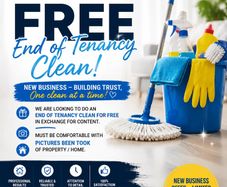 FREE end of tenancy clean - in exchange for content