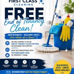 FREE end of tenancy clean - in exchange for content