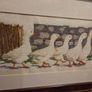 Vintage Cross Stitch "Gaggle of Geese" Framed Image 4