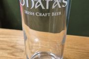 O'Haras Irish craft beer pint glasses