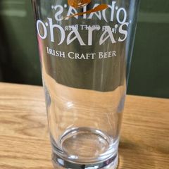 O'Haras Irish craft beer pint glasses