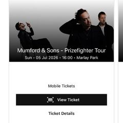 mumford and sons 05/07/2026