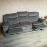 3 seater reclining couch for sale. Image 2
