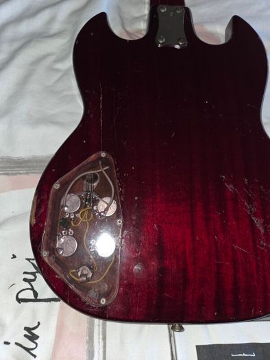 Old electric guitar