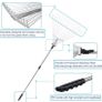 Garden Leaf Rake,Grass Rake for Lawn,Adjustable Lawn Grass Rake for Grass Cleaning Fallen Leaves Weeds,34 to 63-Inch Adjustable Gardening Tools 160cm (FREE POSTAGE) Image 3