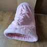 Large Guinea pig tunnel - baby pink with dots Image 2
