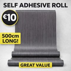 Dark Wood Self Adhesive Roll