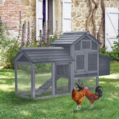 Small Chicken Coop with Run & Nesting Box