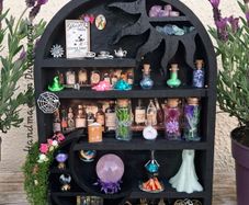 Sun & Moon Wall Mounted Shelf