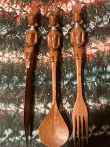 african hand craved cutely free postage