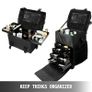 Large Professional Makeup Case Trolley Women Cosmetic Organizer Luggage Trolley Bag Detachable Nail Beauty Tattoo Suitcase Image 2