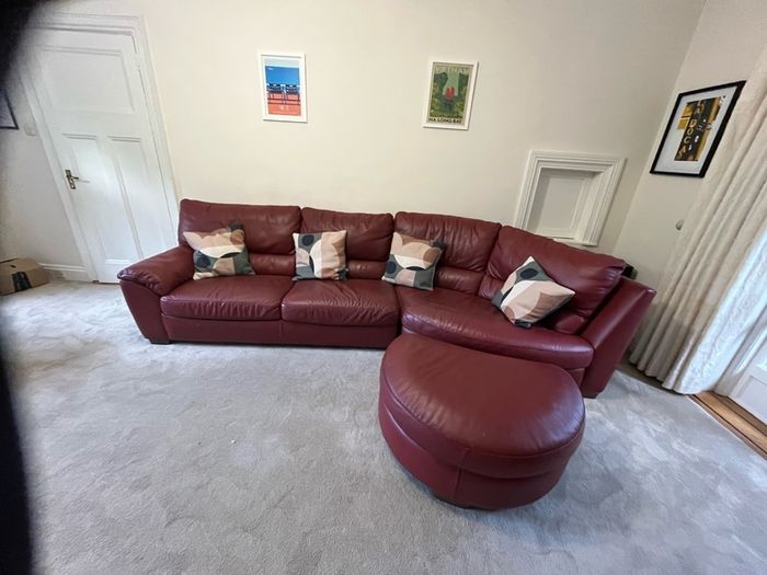 Natuzzi sofa and set of reclining armchairs