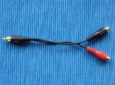 Stereo Splitter Cable - 3.5mm Male to 2x 3.5mm Female